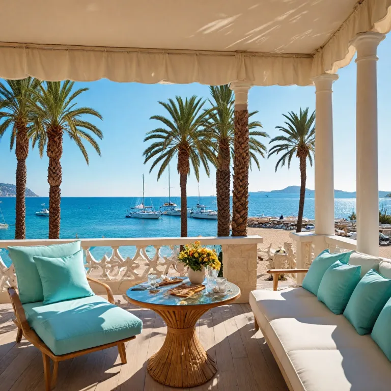 Elegant beach clubs in Cannes for luxury stays and seaside days