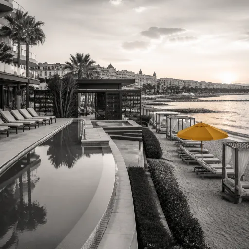 Resort hotels in Cannes: pool, spa and beach club compared